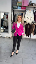 Sacou fucsia cambrat